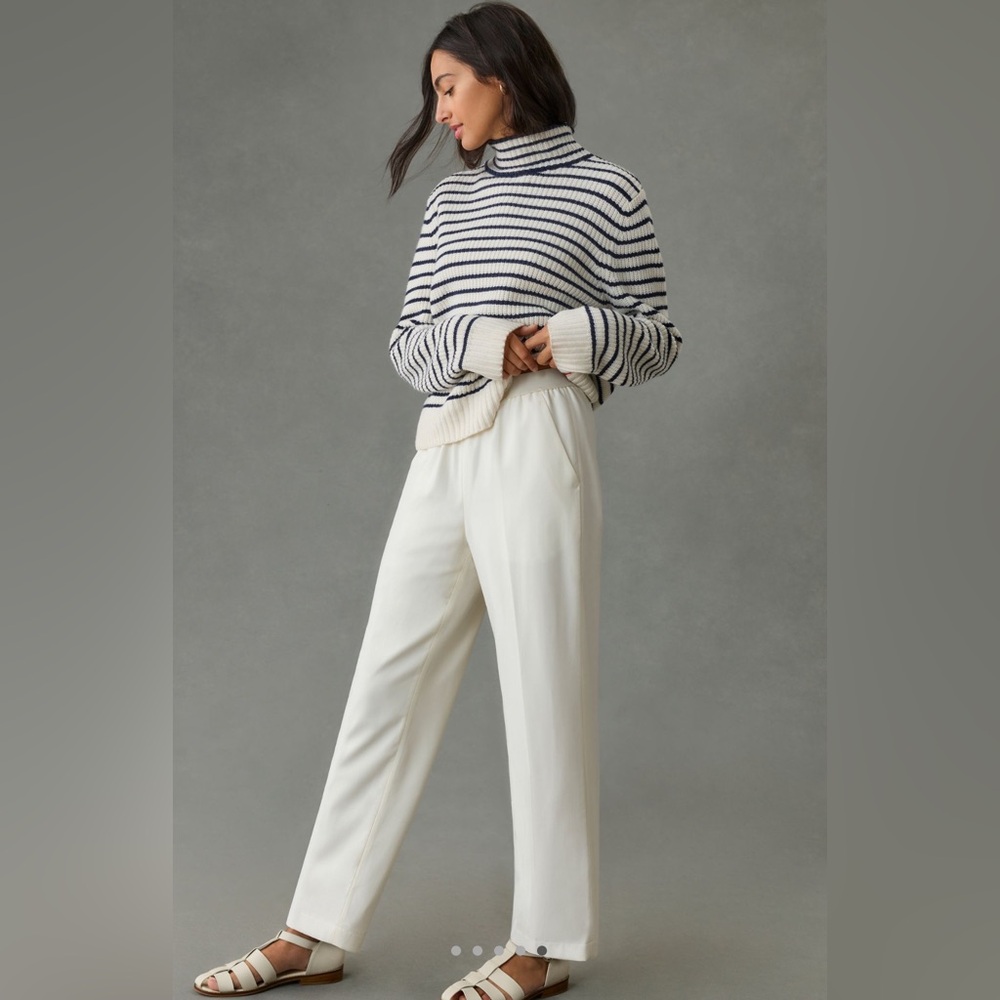 KULE Francis Pants in Cream NWT size xs